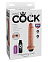 Фаллос со съемным резервуаром для жидкости SQUIRTING COCK 7, 17,8 см