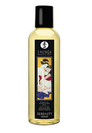 Масло с ароматом Жасмина Erotic Massage Oil Serenity Моной, 250 мл