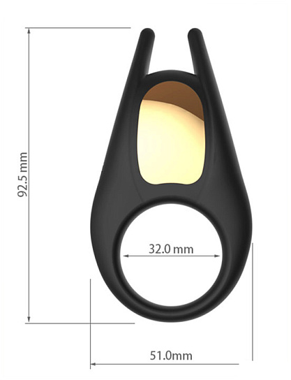 Виброкольцо Lucas с LED-индикатором цвета