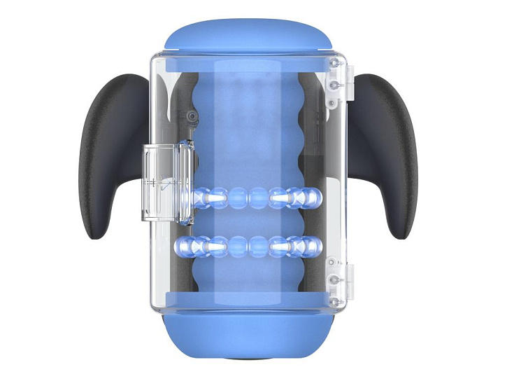 Мастурбатор Amovibe Black Knight Massaging Beads с вращением бусин