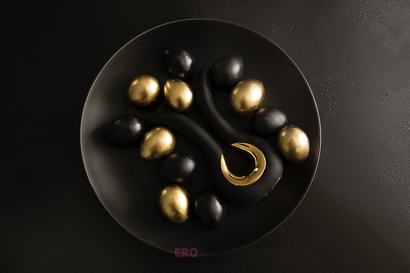 Вибратор Gvibe Mini Gold с золотым покрытием