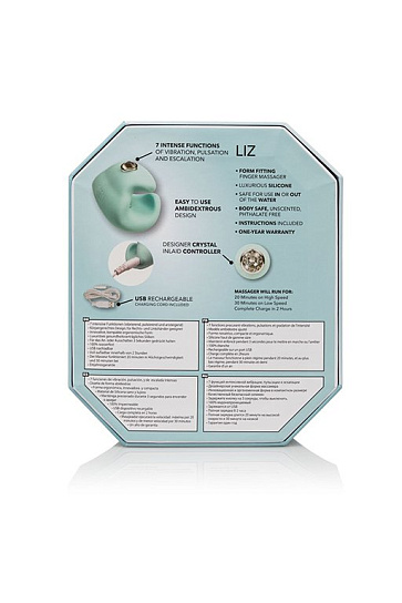Вибромассажер PAVE - LIZ на палец, диаметр 3,75 см