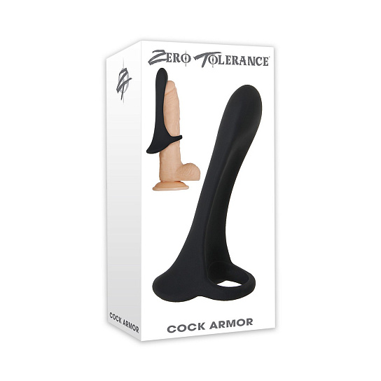 Сбруя на пенис с эрекционным кольцом Zero Tolerance COCK ARMOR