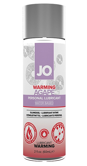 Возбуждающий гипоаллергенный лубрикант JO Agape Warming, 60 мл