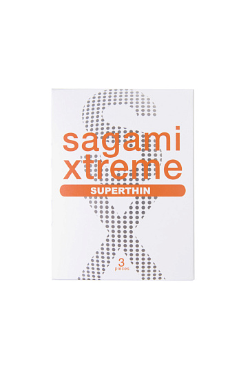 Презервативы из латекса Sagami Xtreme, 3 шт