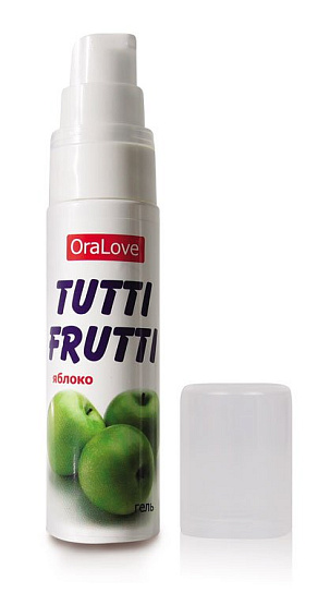 Съедобная оральная смазка Биоритм Tutti Frutti Яблоко, 30 мл