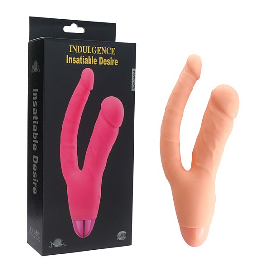 Вибратор INDULGENCE Rechargeable Insatiable Desire, телесный