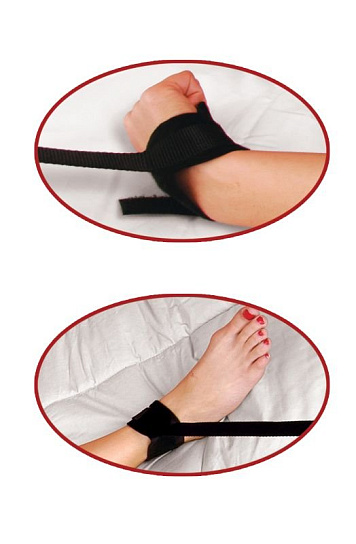 Комплект бондаж для новичков Beginner's Bondage Set, черный