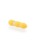 Вибратор MINI SEXUS с напылением, 10.5 см, желтый