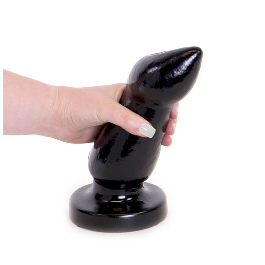 Фаллос-гигант изогнутый Dinoo Hung Dingo на широком основании, 20 см