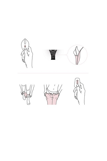 Вибромассажер с трусиками Vibrating Briefs