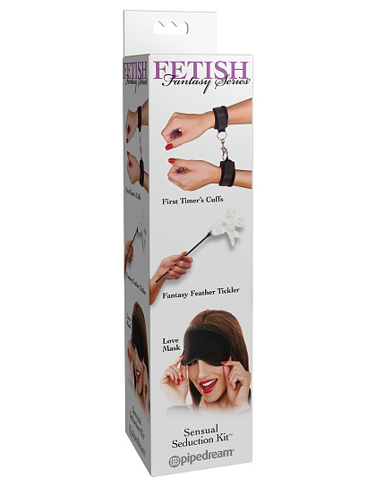 Комплект для интимных игр с перышком Sensual Seduction Kit