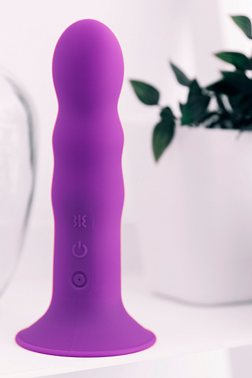 Фалломитатор с вибрацией Adrien Lastic Hitsens 3 18.2 см, фиолетовый