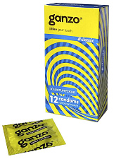 Презервативы классические Ganzo Classic с увеличенным объемом смазки