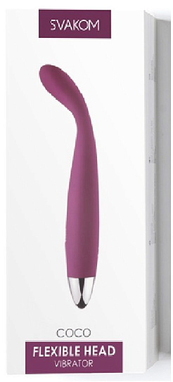 Тонкий вибростимулятор с гладкой поверхностью Svakom Coco Violet