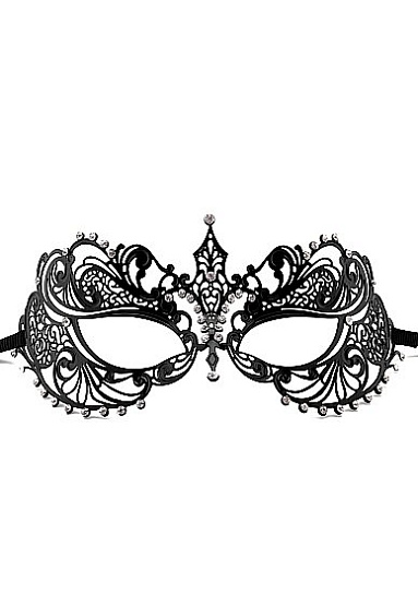 Маска металлическая черного цвета PHANTOM