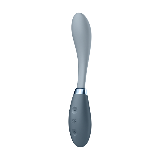 Гибкий вибратор для точки G Satisfyer G-Spot Flex 3, серо-голубой