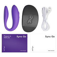 Вибромассажер для пар We-Vibe Sync Go, фиолетовый