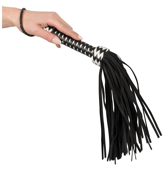 Кожаный флоггер для госпожи ZADO Leather Flogger