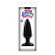 Анальная пробка мини Jelly Rancher Pleasure Plug - Medium, черная
