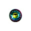 Радужная анальная пробка малая Evolved Rainbow Metal Plug, средняя