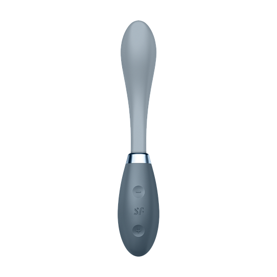 Гибкий вибратор для точки G Satisfyer G-Spot Flex 3, серо-голубой