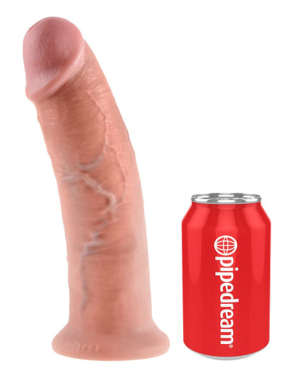 Фаллоимитатор-гигант на присоске King Cock 10 Cock, 23 см, телесный