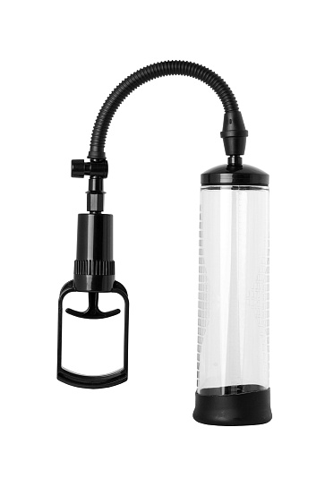 Вакуумная помпа для члена СЕКСУС МЕН, 22 см, черная