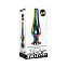 Радужная анальная пробка малая Evolved Rainbow Metal Plug, средняя