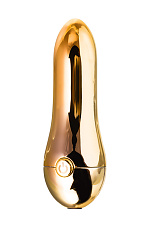Золотистый клиторальный стимулятор Waname Mirage, 9 см