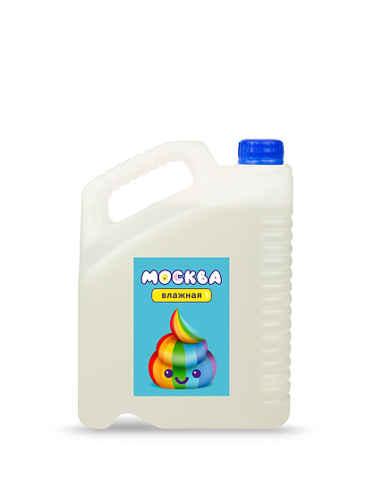 Канистра увлажняющего лубриканта на водной основе Москва Влажная, 5 л