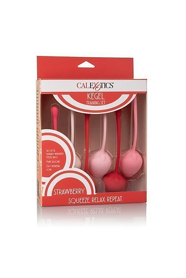 Вагинальные шарики в виде клубники Kegel Training Set Strawberry