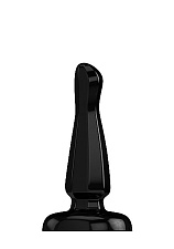 Резиновый анальный стимулятор Bottom Line 63, диаметр 3.7 см, черный