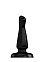 Резиновый анальный стимулятор Bottom Line 63, диаметр 3.7 см, черный