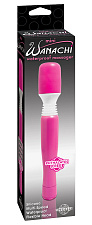 Вибратор Wand для интимных зон Mini Wanachi Massager, розовый, 17см
