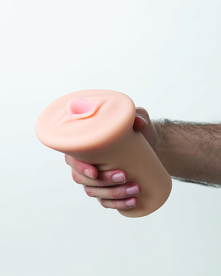 Pornhub Ribbed Мастурбатор открыт с обоих концов