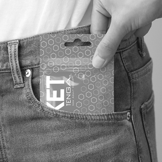 Карманный мастурбатор Tenga Pocket Click Ball с рельефом из шариков