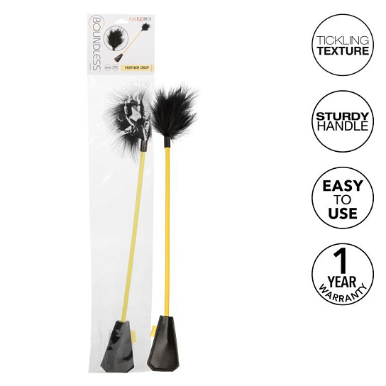 Стек California Exotic Novelties Boundless Feather Crop с тиклером