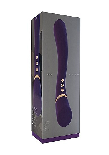 Вибратор CLEO 10 режимов вибрации, пурпурный