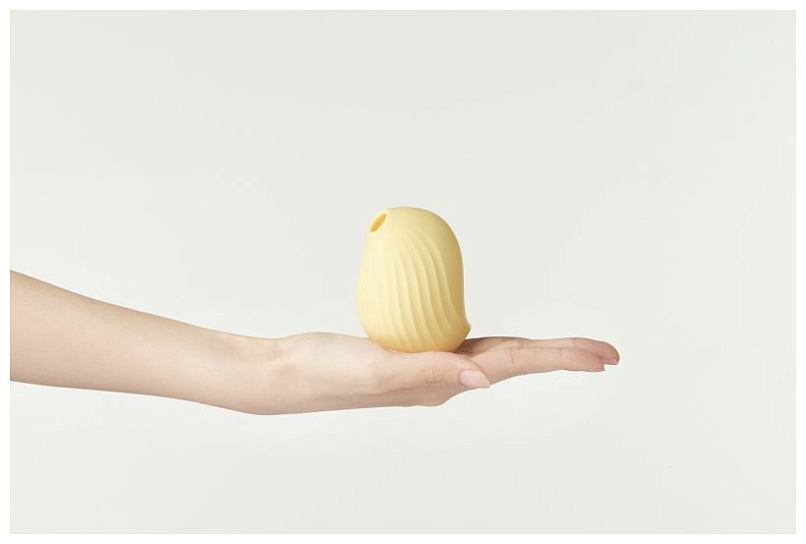 Вибростимулятор с функцией вакуумной стимуляции Cuddly Bird, желтый