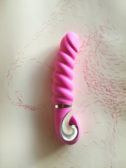 Анатомический витой вагинальный вибратор Gjack 2, розовый