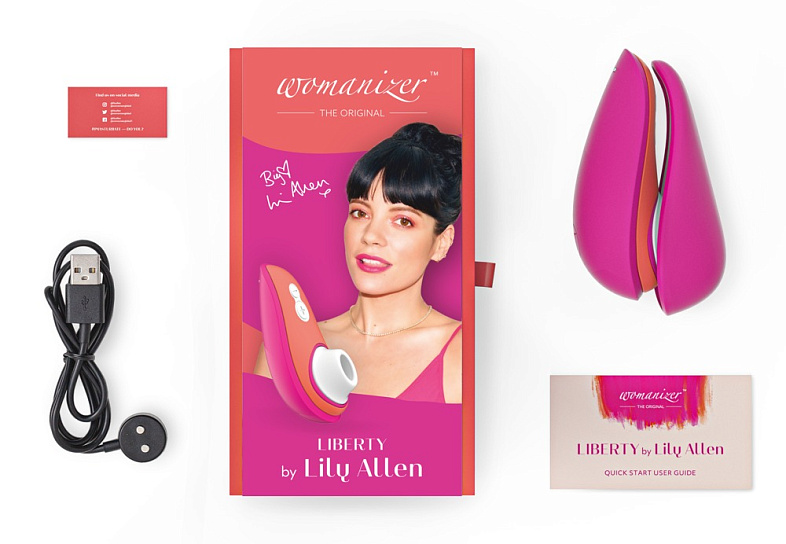 Клиторальный стимулятор Womanizer Liberty Lily Allen