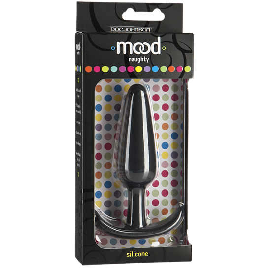 Силиконовая анальная пробка Mood Naughty, большого размера