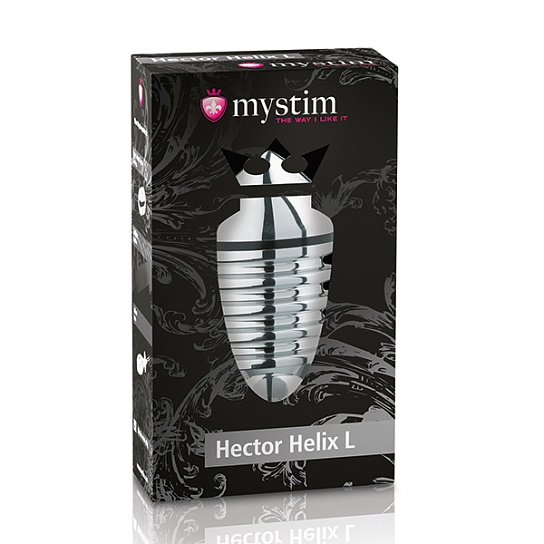 Анальный плаг большого размера с электростимуляцией