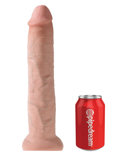 Фаллос гигант King Cock 13 Cock Flesh, 29 см, телесный