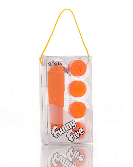 Вибратор Sexus Funny Five, оранжевый