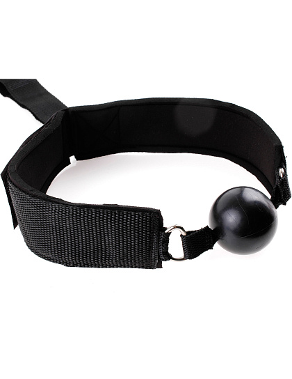 Фиксаторы Gag & Wrist Restraint черные для новичков
