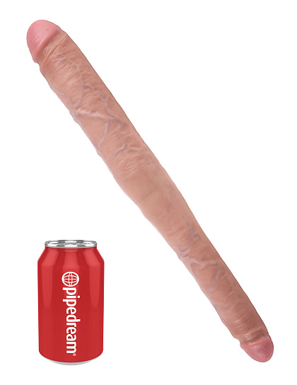 Двухголовый фаллос утолщенный с одного конца 16 Tapered 21,7 см