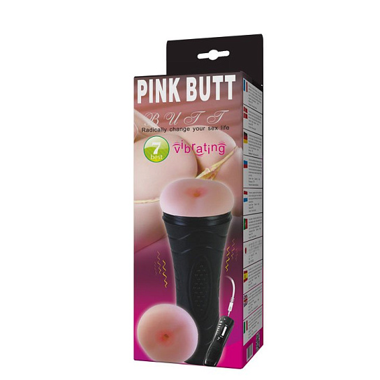 Мастурбатор анус для мужчин PINK BUTT