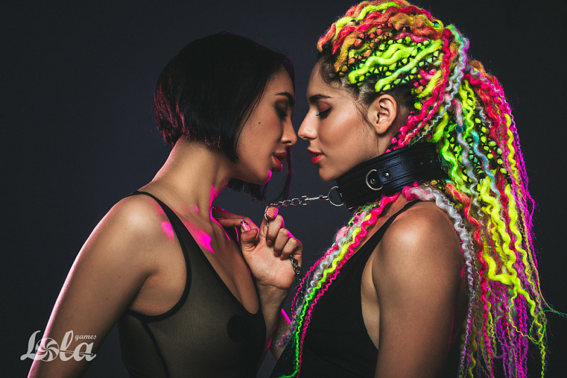 Ошейник регулируемый и с поводком PARTY HARD FETISH